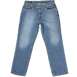 Levi’s 505 Low Rise Straight Leg Light Wash Vintage Denim Jeans Size 14 MIS S